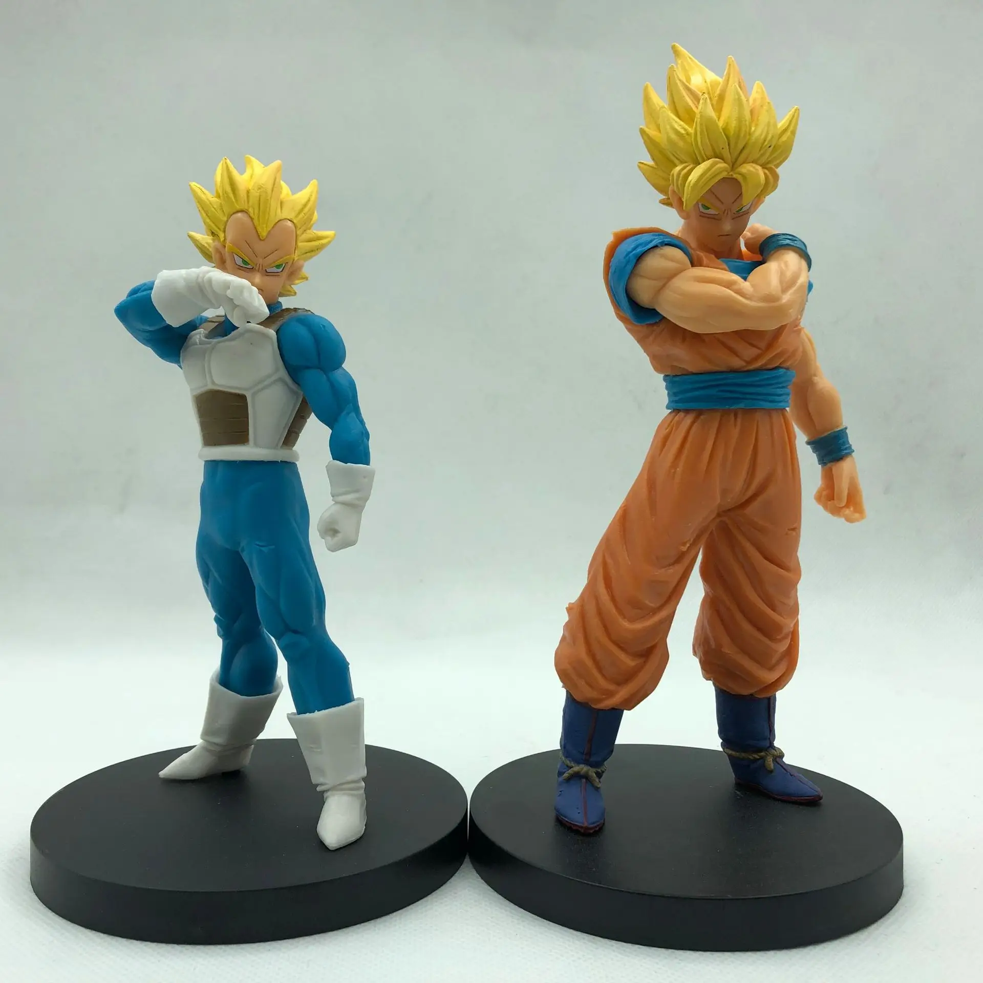 Dragon Ball Z Action Figure, Super Saiyajin, Cabelo Azul, Vegeta IV,  Figurinhas Vegetto Son Goku, Boneca Modelo em PVC, Presentes Infantis, 22cm