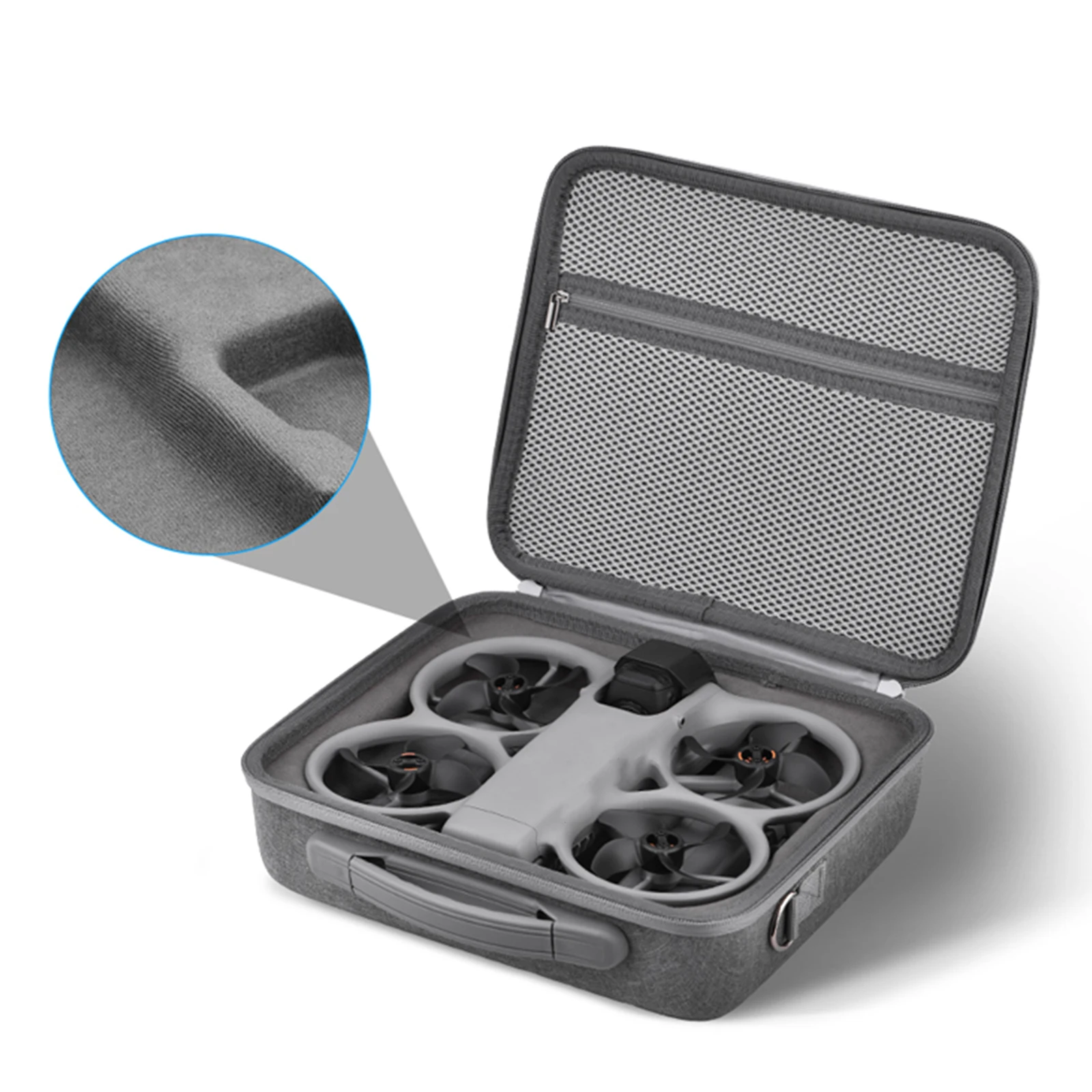 DJI 아바타 360 드론 액세서리용 휴대용 핸드헬드 케이스, 부드러운 벨벳 안감의 여행용 숄더백, 여행 및 보관에 이상적