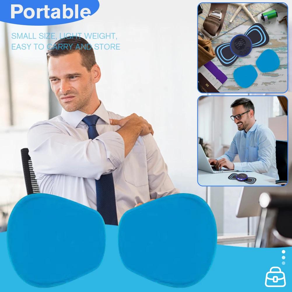 EMS Electric Neck Massager Lcd Display Cervical Massage Patch Low Frequency Pulse Muscle Stimulator Pain Relief Relaxation Tools