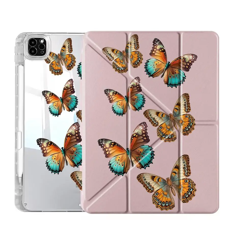 Vibrant Butterflies Y-Fold Tablet Case with Stand Feature