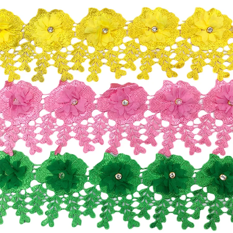 

10yards Vintage Embroidered Ribbon For Crafts For Garment Sewing Accessories Applique Wedding Crafts Diy Lace Trim Accessories
