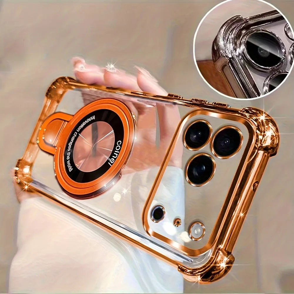 Luxury Plating Phone Case for iPhone 17 Pro Max 16