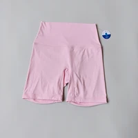 Summer Nude Shorts High Waist Seamless Yoga Shorts Scrunch Bum Gym Shorts Workout Biker Short Stretch Fitness Running Clothing - Image 2