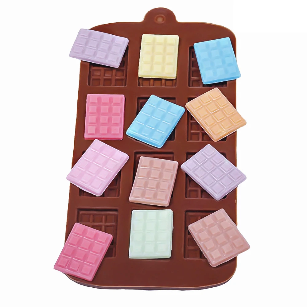 6 Different Silicone Mold Chocolate Epoxy Mold DIY Fondant Candy Bar Mold  Cake Decoration Tool Pudding Mousse Making Gadgets - AliExpress