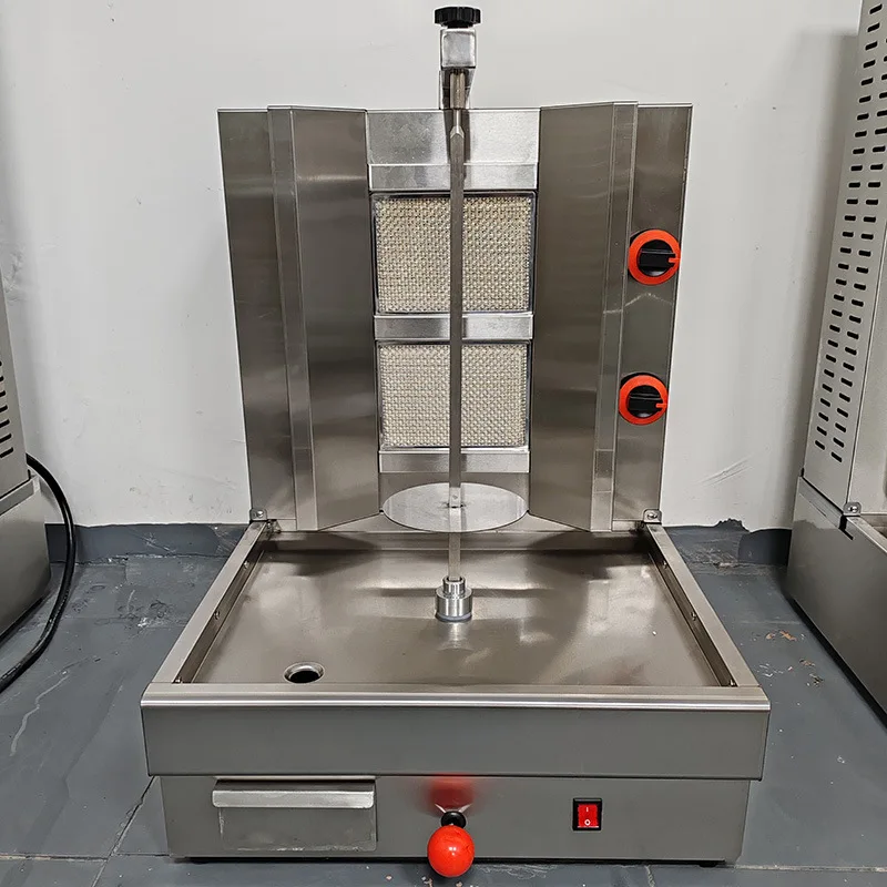 Gas Grill Middle East BBQ Commercial Three Four Five Head Turkish Brazilian Rotisserie Kebab Machine