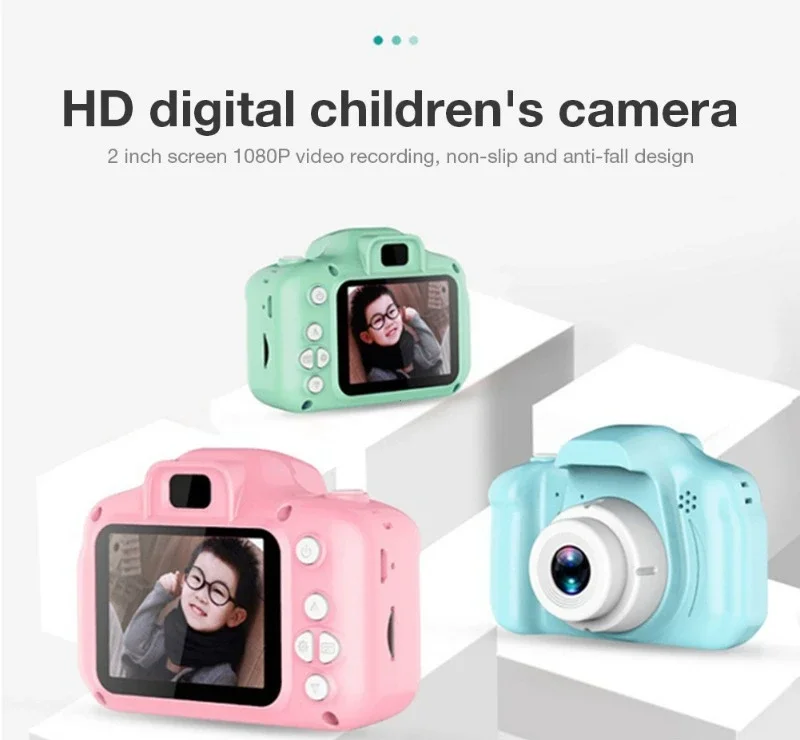 Description Picture 2 of itemMini Children Camera X2 Digital Vintage Camera Educational Toys Kids Projection Video Camera Outdoor Photography Toy Gifts