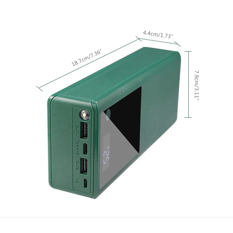 6 x 26650 DIY Power Bank shell No Welding Quick Charging Outside Cover CASE DIY Power Bank shell Kit Access power bank power bank case battery power bank box