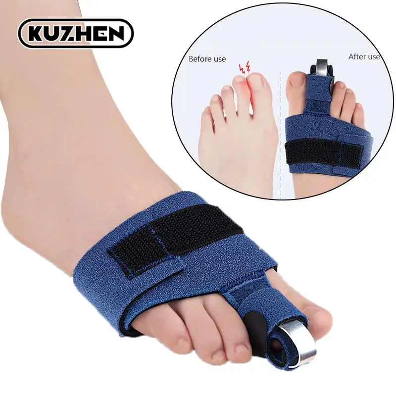 

1Pcs Toe Corrector Toe Fracture Fixator Orthotics Foot Bone Thumb Adjuster Correction Soft Pedicure Socks Bunion Straightener