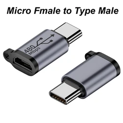 Universal USB Adapter for High - Speed 480Mbps Data Transfer (Micro to type - c)