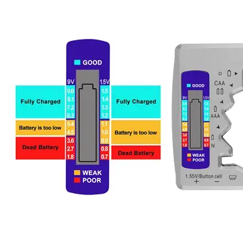 BT-886 Indicatore di capacità della batteria portatile Tester di livello della batteria al litio di dimensioni compatte Display digitale Misuratore di tensione della batteria