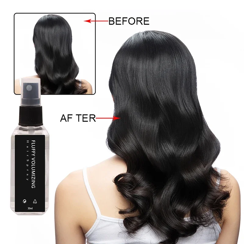 Fluffy Volumizing Hair Spray Extra-Volume Spray Hairspray Hair Styling Strong Styling Gel Hairs Fibers Sprays