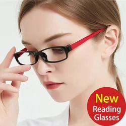 FG Anti Blue Light Elegant Reading Glasses for Women Fashion Small Frame Rectangular Presbyopic Glasses Óculos +100 To +400