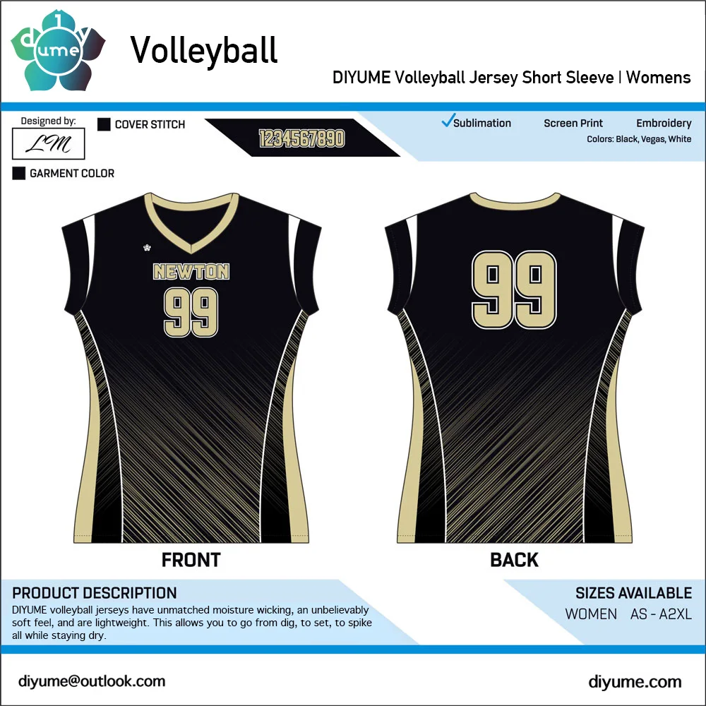 New Sublimation Men Women Kid Volleyball Short Sleeve V-neck Jerseys Speed Dry High Elasticity Sports Competition Tee