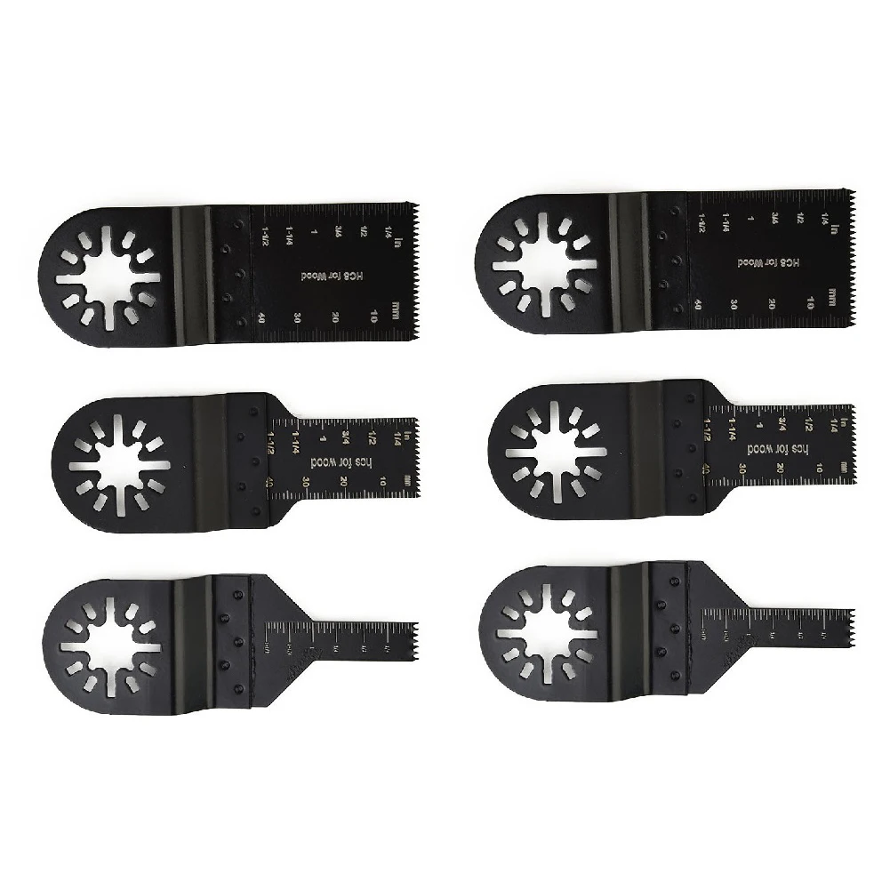 

6pc Multi-Function Renovator Saw Blades Oscillating Saw Blade Power Tool Accessories Universal Cutter Blade Multi Tool Blade