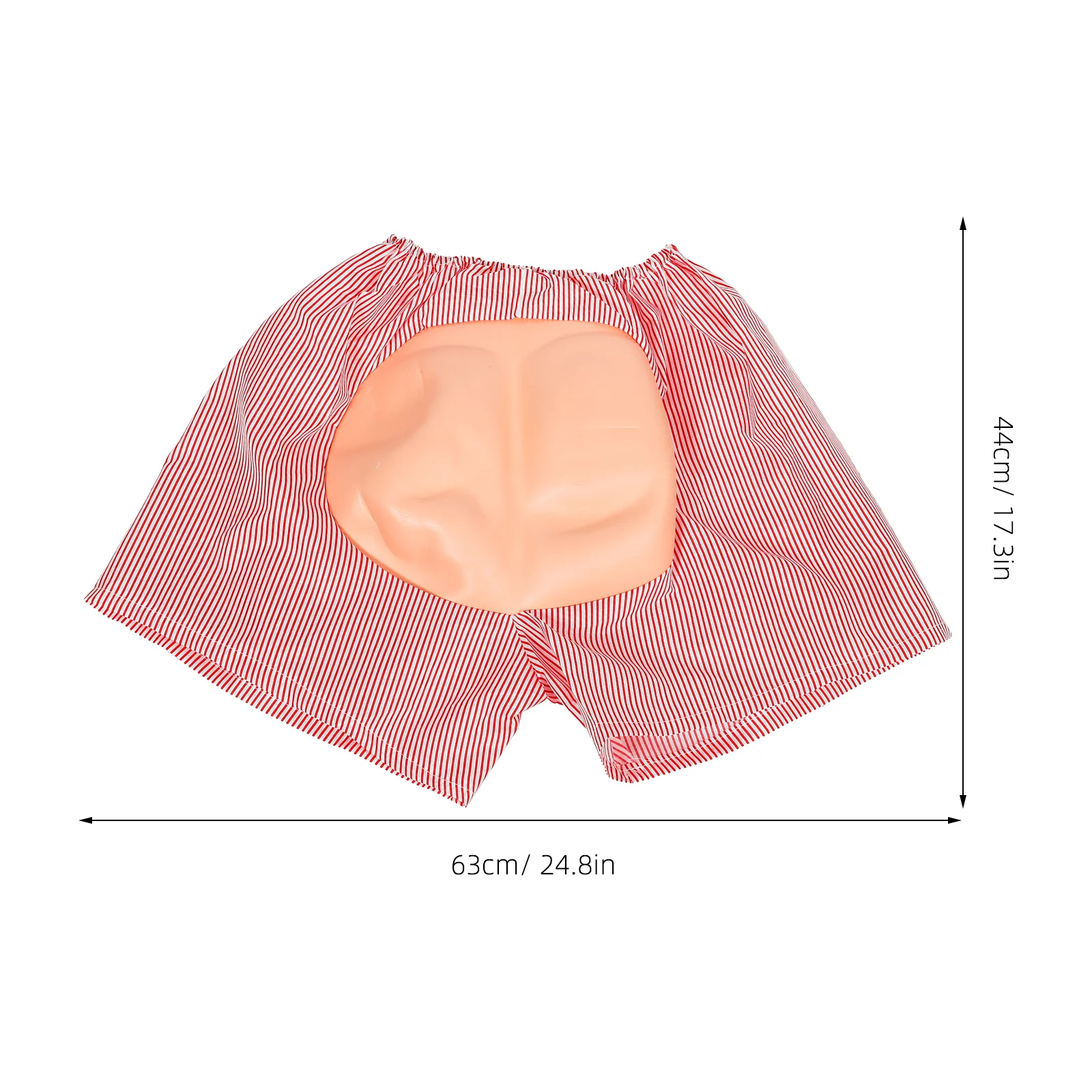 Elastic Waistband Funny Mooning Design Butt Costume Shorts Halloween Cosplay Carnivals Beach Costumes Accessories