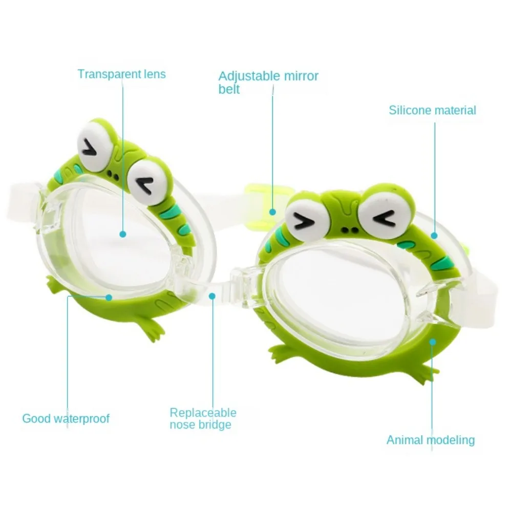 Silicone Kids Anti Fog Swimming Glasses Diving Surfing Goggles Cute Cartoon Boys Girls Bathing Summer Swim Eye Wear