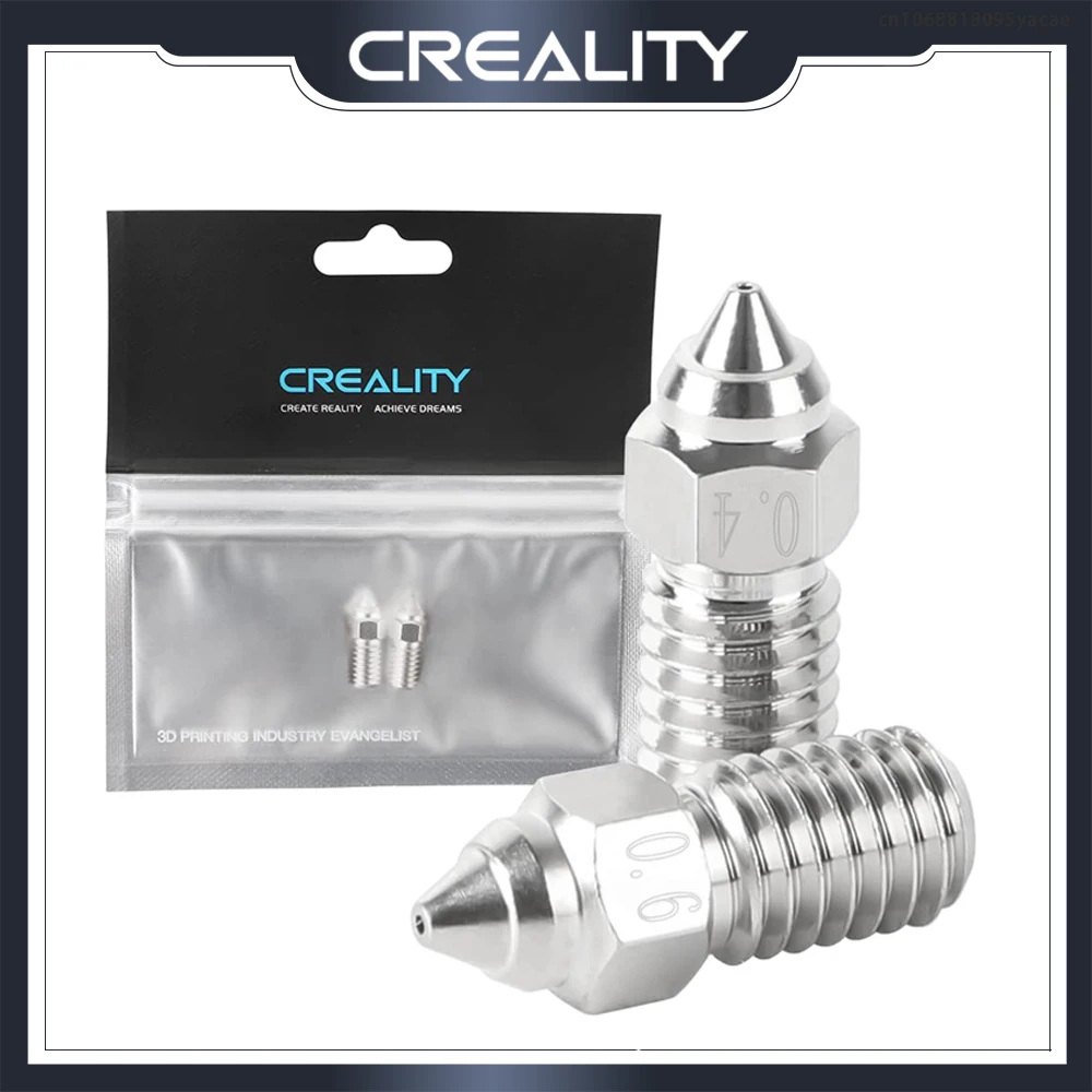 

CREALITY High Speed Nozzle Kit 2pcs 0.4/0.6mm for FDM printers equipped with Spider High-temperature and High-speed Hotend