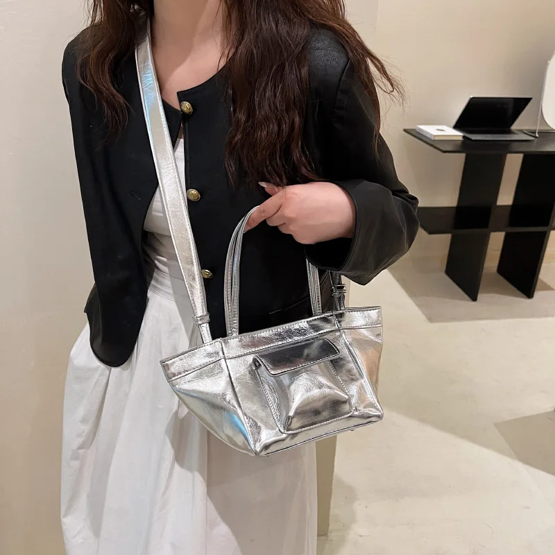 Shoulder Bag Small Mini Bags for Women Square Contrast Color Shopping Bag Handbag Trend Design Personalized Crossbody Bag 2023