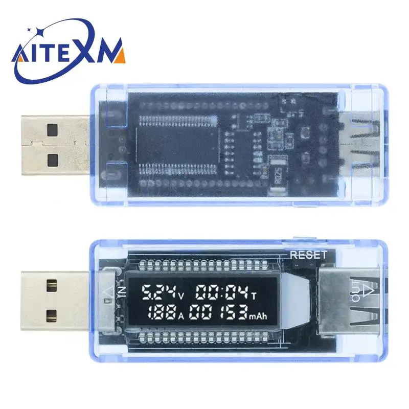  Voltage Meters Current Voltage Capacity Battery Tester USB Volt Current Voltage Doctor Charger Capacity Tester Meter Power Bank 