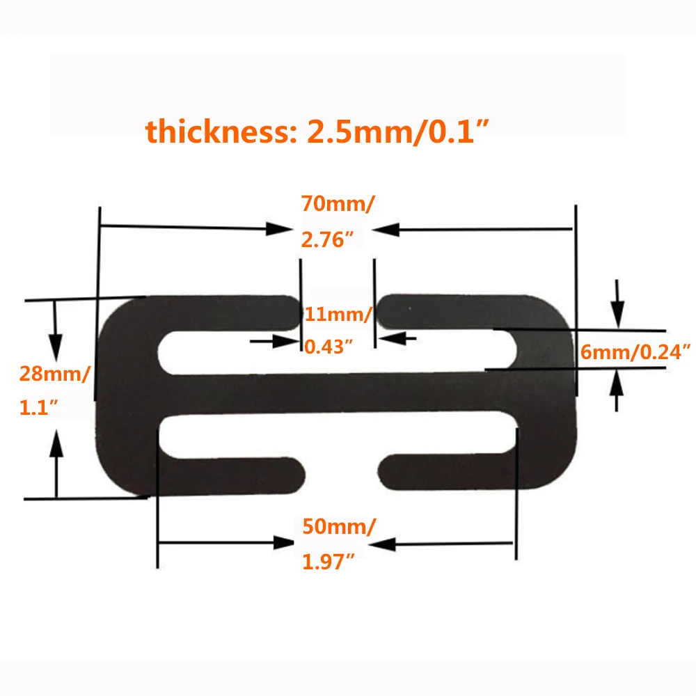 2 Pcs 50mm Universal Children Safety Seat Belt Buckle Clip Shoulder Adjuster Safety Belt Restraint Car Accessories seat belt clip