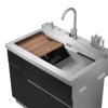 Stainless Steel Modern Luxury Smart 3-in-1 Built-in Dishwasher Kitchen Sink 5