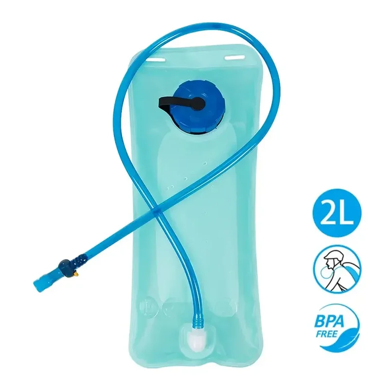 Water Bag 2L Sports Backpack Bicycle Riding Portable Food Grade Outdoor Drinking Camping
