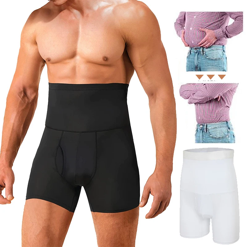 men high waist tummy control body shaper plus size shapewear shorts slimming waist trainer shaping panties compression underwear Men High Waist Tummy Control Body Shaper Plus Size Shapewear Shorts Slimming Waist Trainer Shaping Panties Compression Underwear