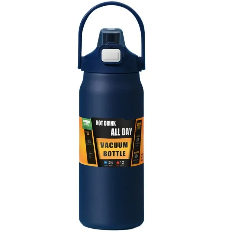 26oz/33oz/40oz/50oz Thermos Stainless Steel Thermal Mug Vacuum Cold and Hot Water Bottle with Straw 7