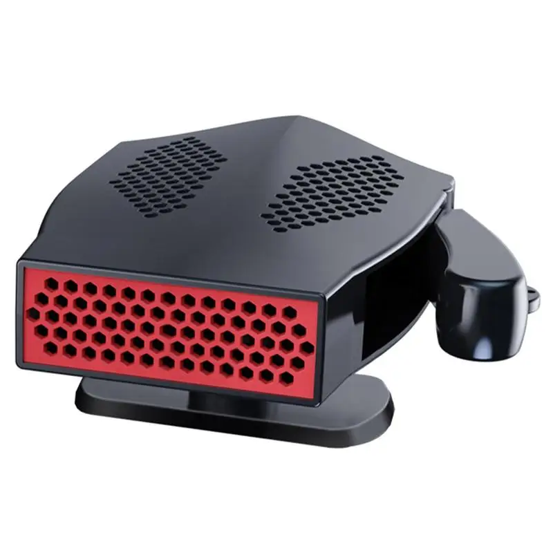 

Portable Heater For Car 150W Car Defroster Windshield Heater Automobile Windscreen Fan With Long Wire And 360 Degree Rotary Base