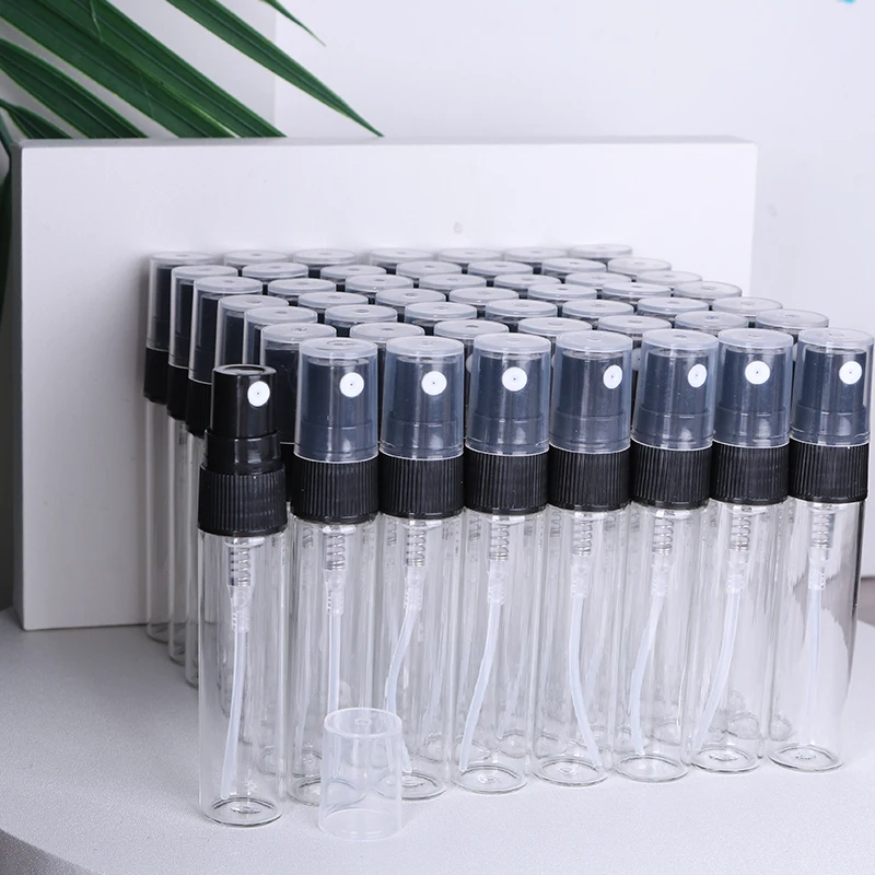Special sale 50/piece 5ml transparent high quality glass perfume bottle spray bottle mini portable travel sub-bottle 4