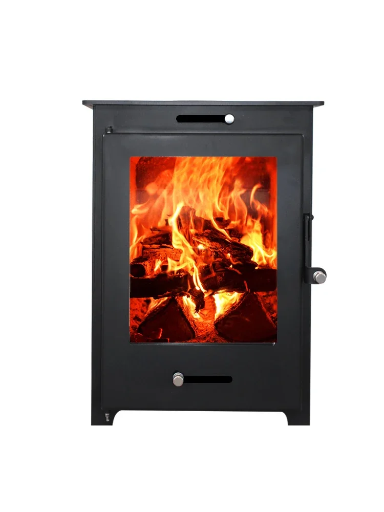 

True fire, wood burning fireplace, winter indoor use, wood burning high carbon heating stove, modern household and rural use