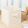 Cube Non Woven Fabric Storage Bin Collapsible Storage Box Home Supplies , Kid Toy Storage Organizer Cabinet drawer organization