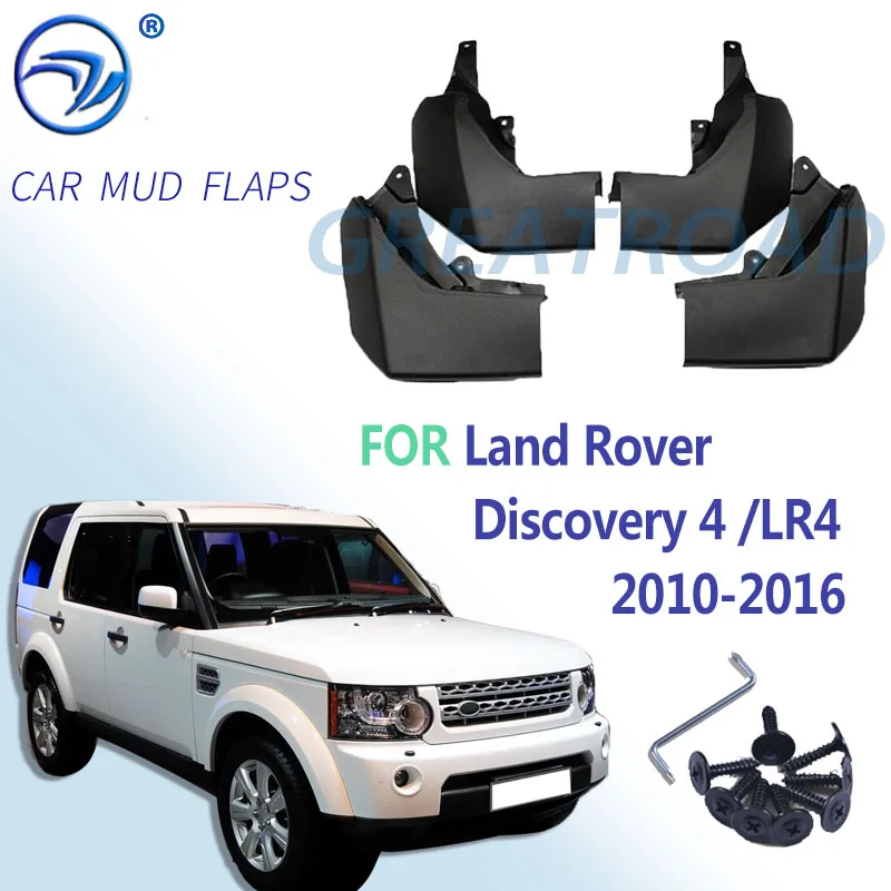 

Car Mud Flaps For Land Rover Discovery 4 LR4 2010-2016 2011 2012 2013 2014 2015 Mudflaps Splash Guards Fender Mudguards