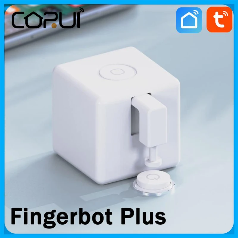 CoRui Tuya Smart Switch Bluetooth Control Button Fingerbot Plus Pusher