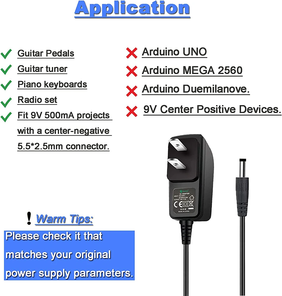 Clavier Bontempi System 5 Plus : 9V Alimentation Chargeur Compatible