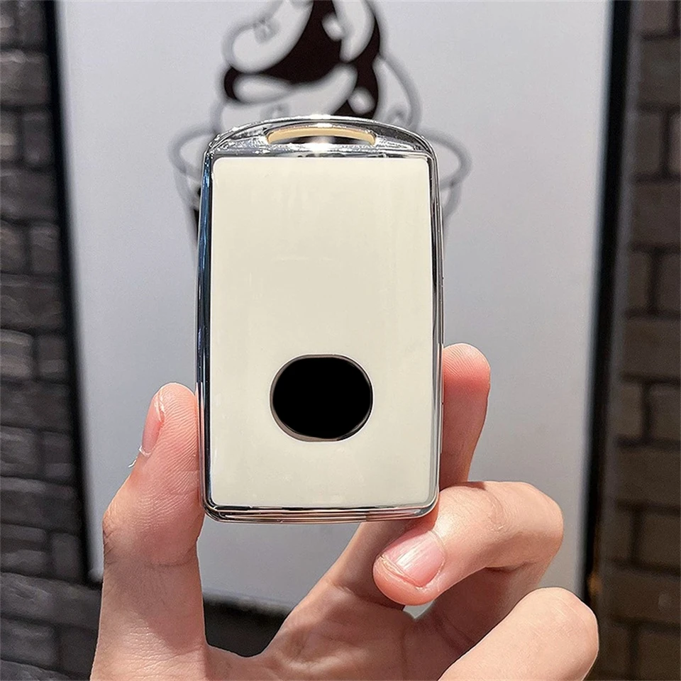 Custodia Per Chiave Auto Per Mazda 3 Alexa Cx5 Cx8 Cx4 2019 2020 3 Pulsanti Smart Remote Car Key Accessori Supporto Shell Car-Styling