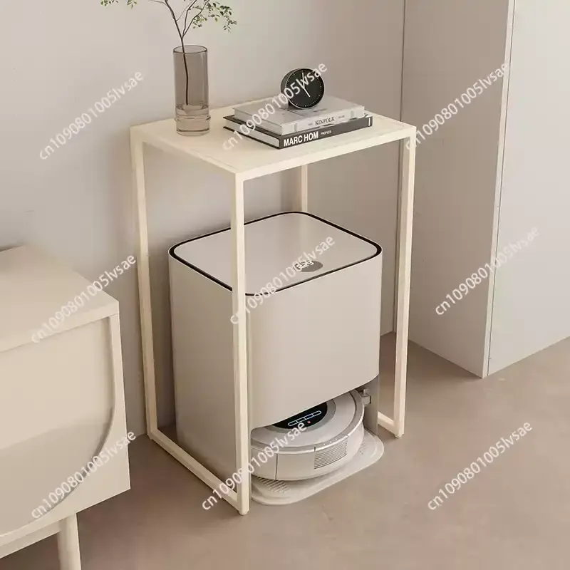 로봇 진공 보관 캐비닛 실용적인 보관 스탠드 저렴한 럭셔리 장식 철 아트 장식 커피 테이블 장식 선반