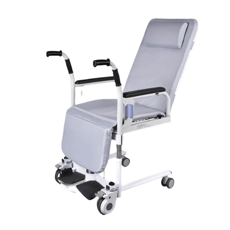 bed fold chair seat 2 in1 Paralyzed Elderly Lift Hydraulic Lift Nursing Transfer DisabledLift Chair Home walkers for elderly