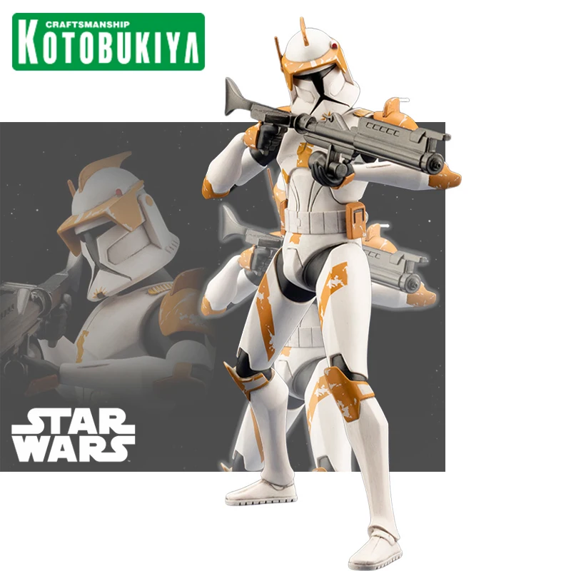 

Original Kotobukiya ARTFX+ Commander Cody Clone Wars Edition Action Figure PVC 17.5CM Collectible Model Statuette Ornament Gift