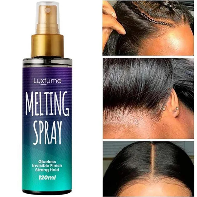 Lace Melting Spray For Lace Wigs Lace Wig Glue Waterproof Glue Spray  Invisible + Lace Tint Mousse For Wigs Melt - AliExpress