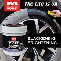Tire Coating Wax 150g - Enhanced Black Shine, Durable Protection Wax for Car and Motorcycle Tires, Exterior Decoration Restorati 2