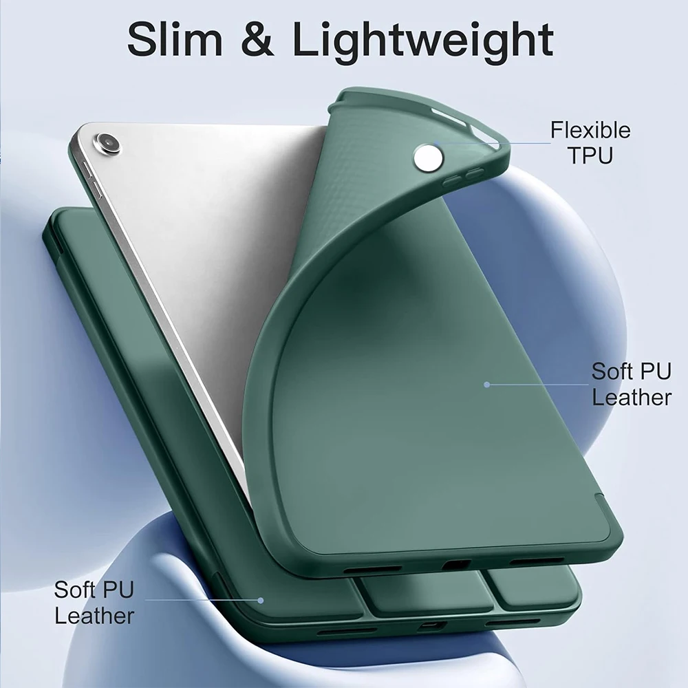 Tri-fold Tablet Case with Auto Wake/Sleep Function