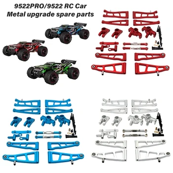 Kit di Aggiornamento in Metallo 9522PRO 1/16 per Ricambi RC: Ammortizzatori, Bracci Oscillanti, Dispositivi di Sterzo e Tiranti