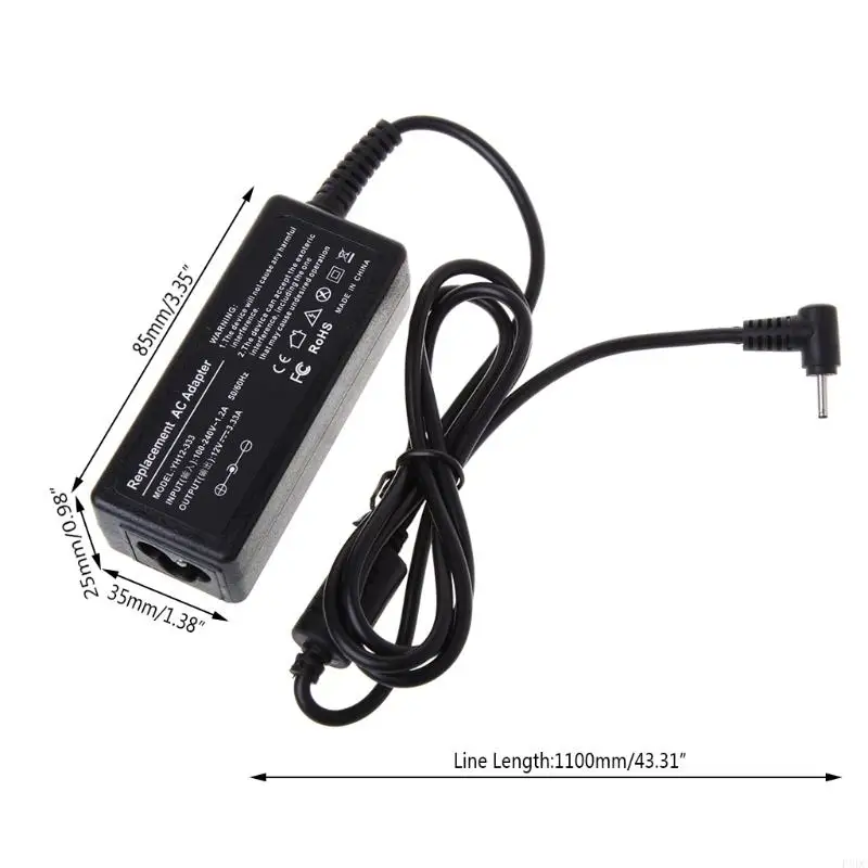 P8DC 12V 3.33A Power Supply Cord Adapter Replacement Laptop For