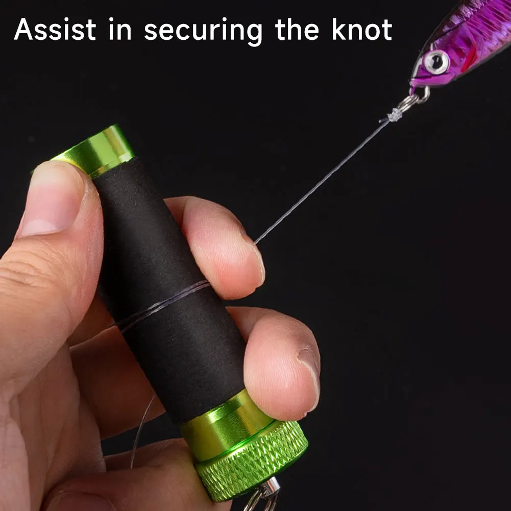 Fishing Pull Wire Rod Hanging Bottom Cable Puller Anti Slip Winding Pole Knot Tie Wire Front Line Knotter Fishline Binding Tools