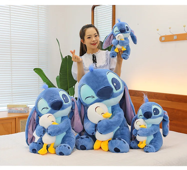 スティッチ 87cm ぬいぐるみ スーパービッグ　特大　アヒル　スティッチの日 ディズニーストア スティッチの日 特大ぬいぐるみ 87cm スーパー