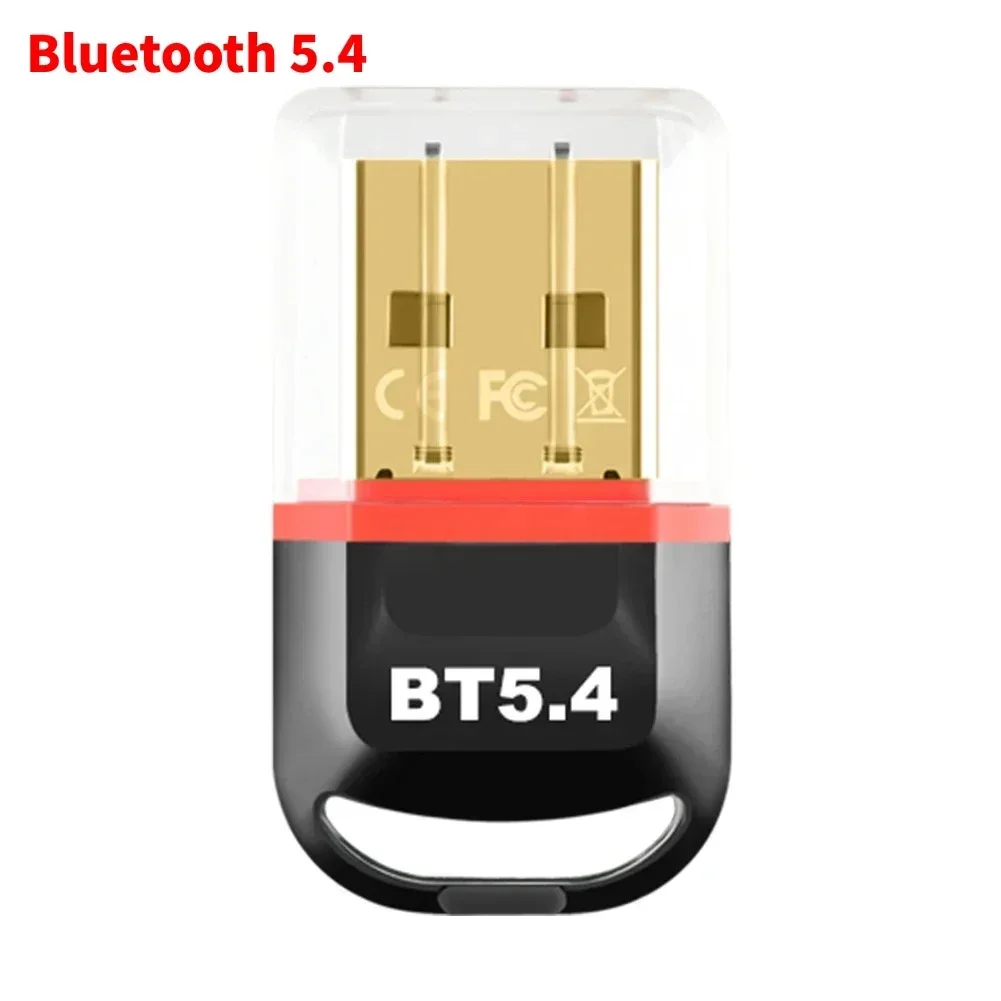 thumbnail image 1 of Adaptador USB Bluetooth 5.4 Adaptador de audio Dongle Mini receptor/transmisor inalámbrico USB para PC/computadora portátil Controlador gratuito para Win10/11, 1 of 5