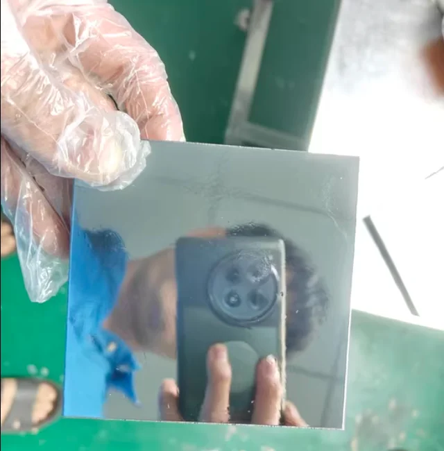 빈 100x100mm 패드 프린터 플레이트 금속 클리셰 플레이트 X 2개