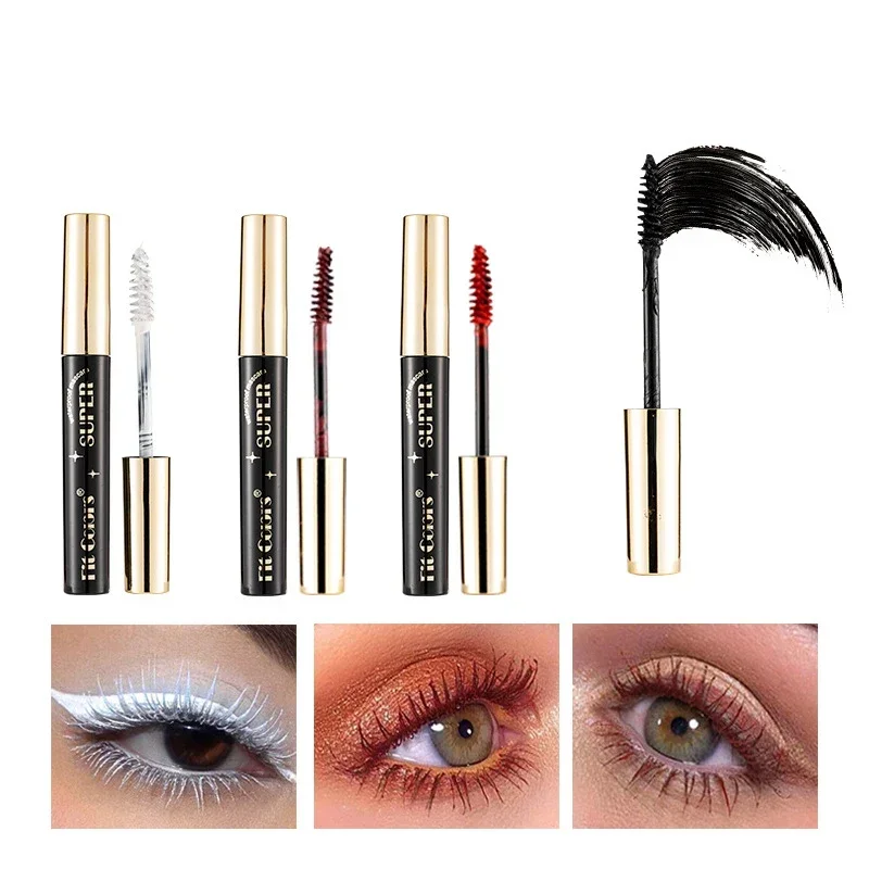 14 Color Volume Mascara Lasting Styling Waterproof Quick Dry Blue Purple Curling Lengthen Long Eyelash Silk Extension Cream
