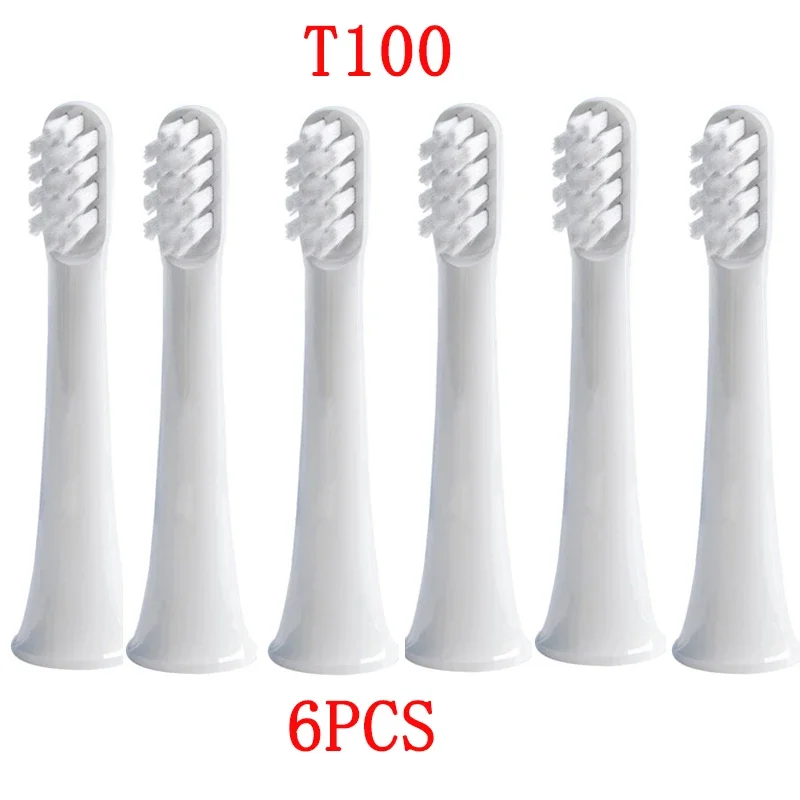 6Pcs Replacement ToothBrush Heads For Xiaomi Mijia T100 Smart Electric Toothbrush Waterproof Clean Whitening Healthy